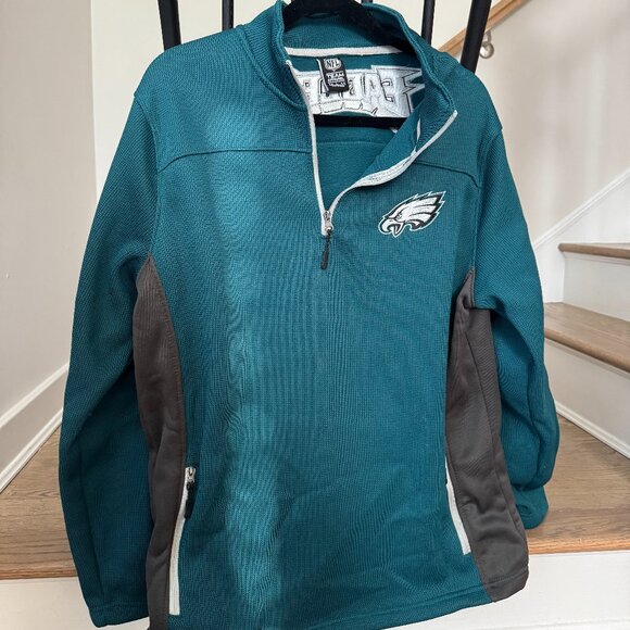 Men's Philadelphia Eagles Quarter-Zip Jacket - Picture 1 of 3